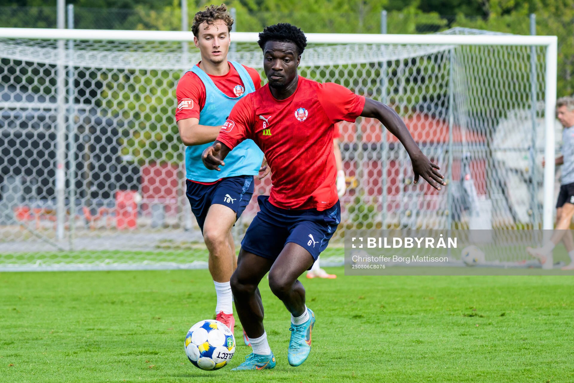 Casper Ljung Hofvendahl och Samuel Asoma