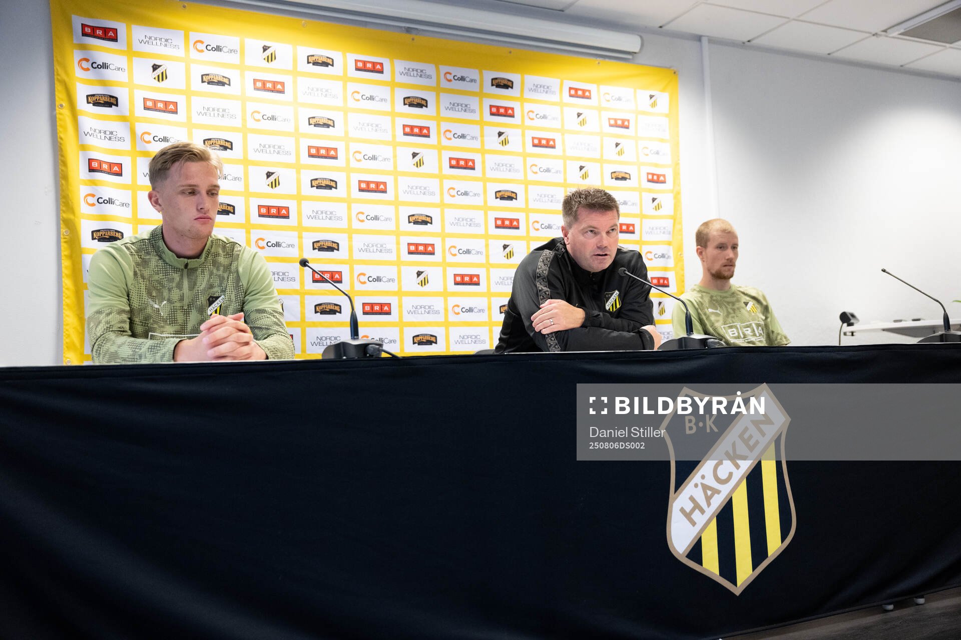 Olle Samuelsson, tränare Jens Gustafsson och Simon