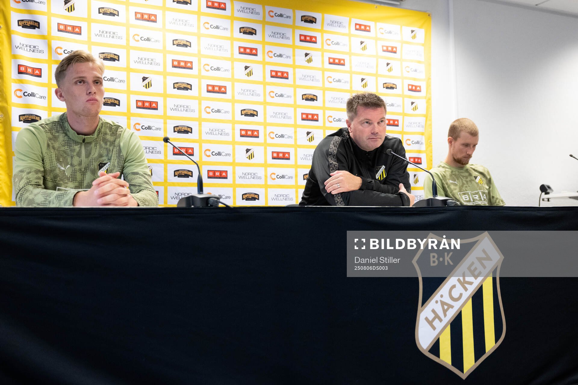 Olle Samuelsson, tränare Jens Gustafsson och Simon