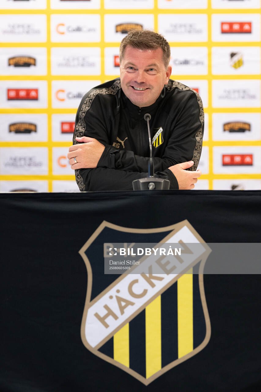 Tränare Jens Gustafsson och