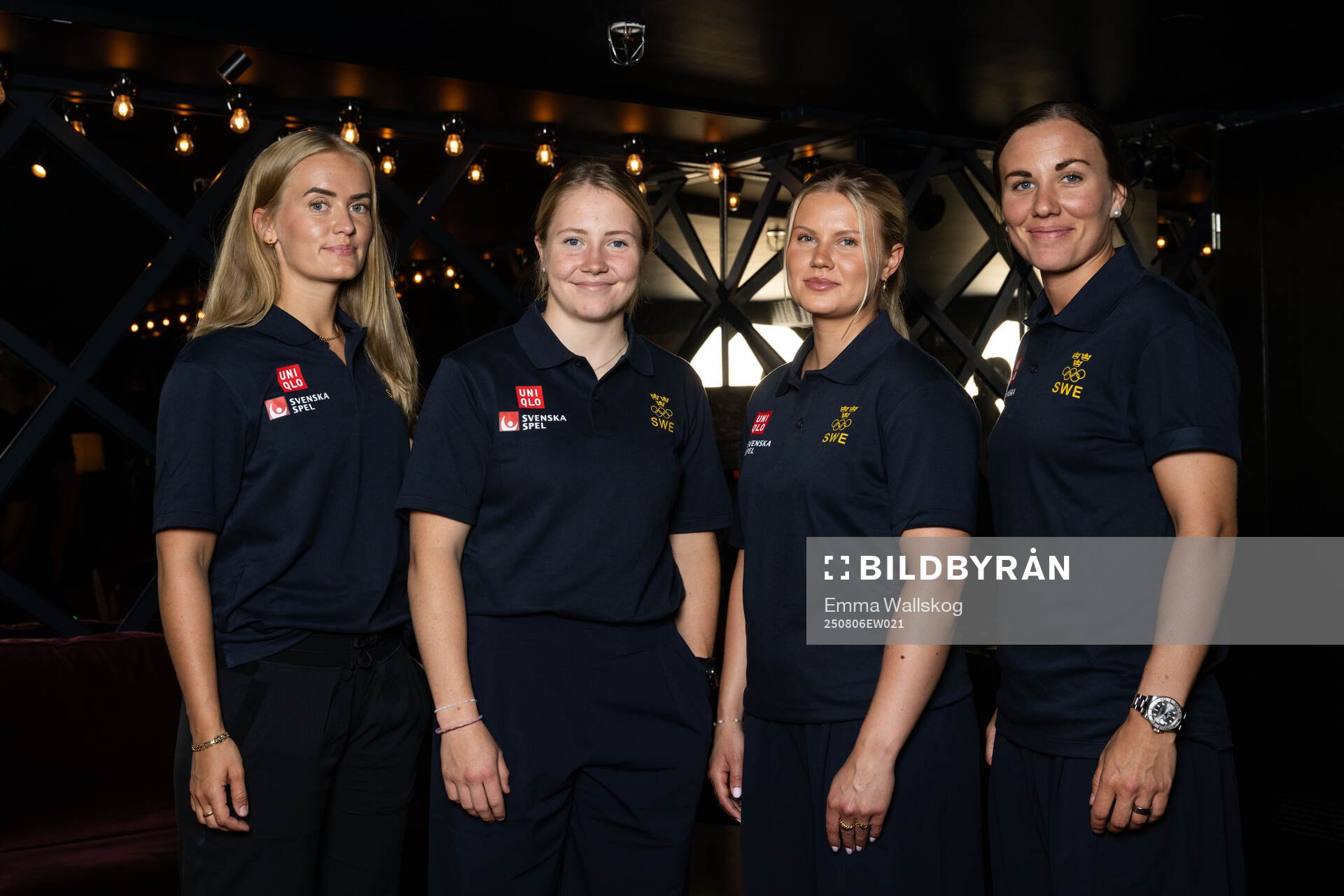 Emma Söderberg, Lina Ljungblom, Maja Nylén Persson and