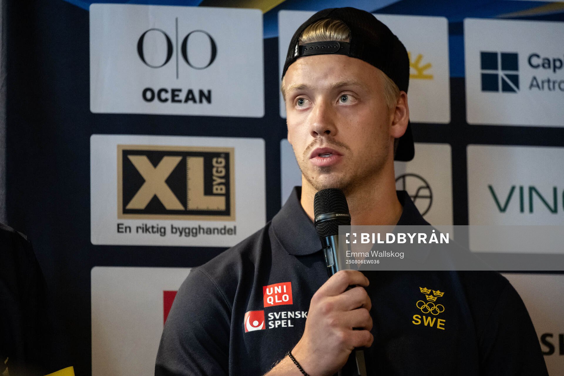 Jesper Bratt of the Swedish men's national ice hockey team