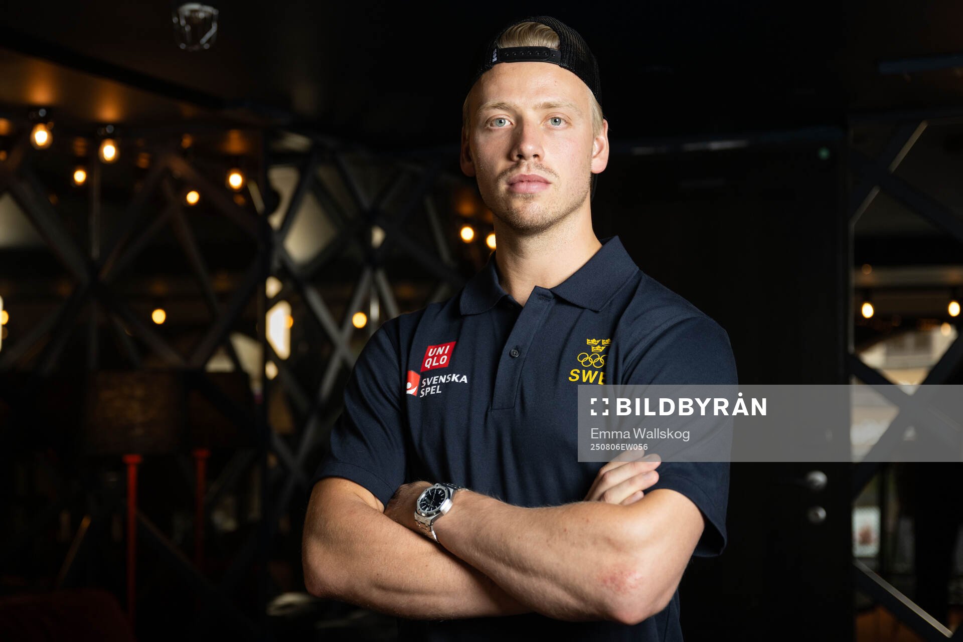 Jesper Bratt of the Swedish men's national ice hockey team