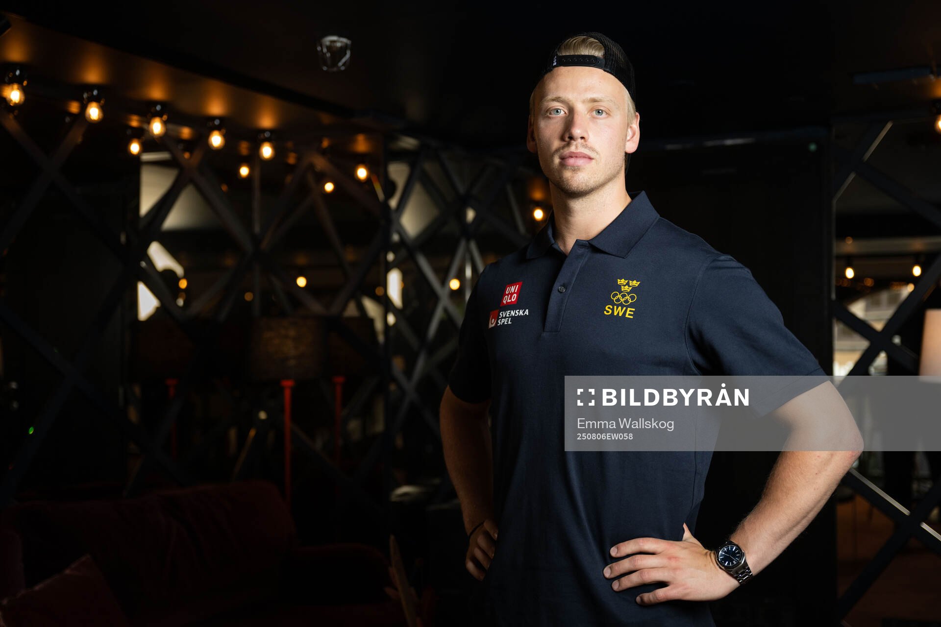 Jesper Bratt of the Swedish men's national ice hockey team
