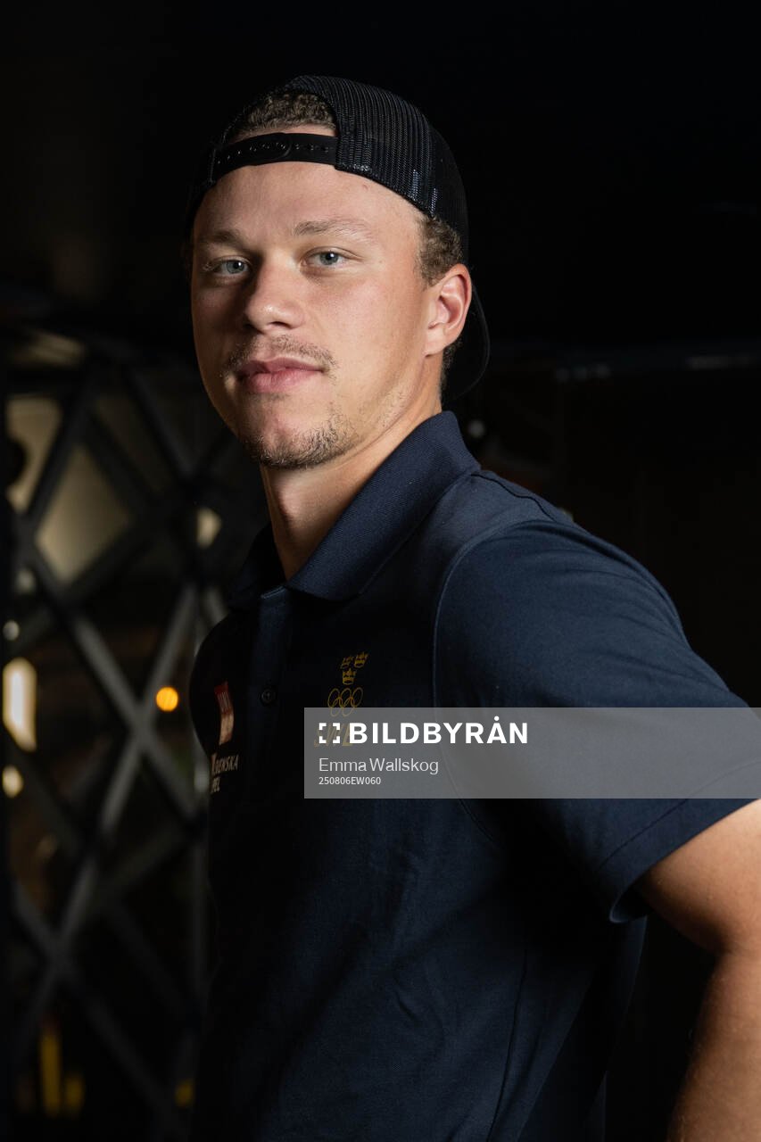 Lucas Raymond of the Swedish men's national ice hockey team