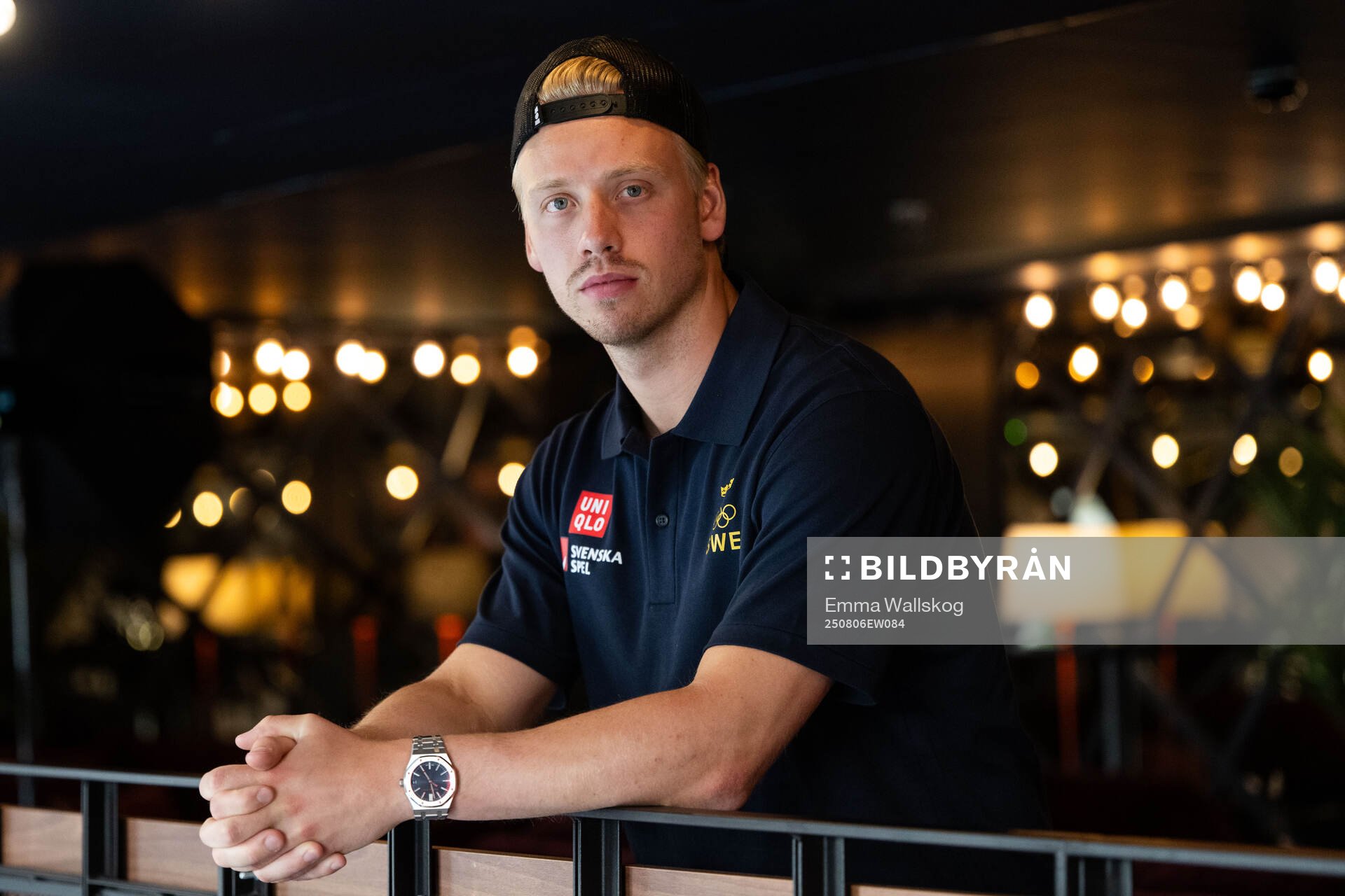 Jesper Bratt of the Swedish men's national ice hockey team