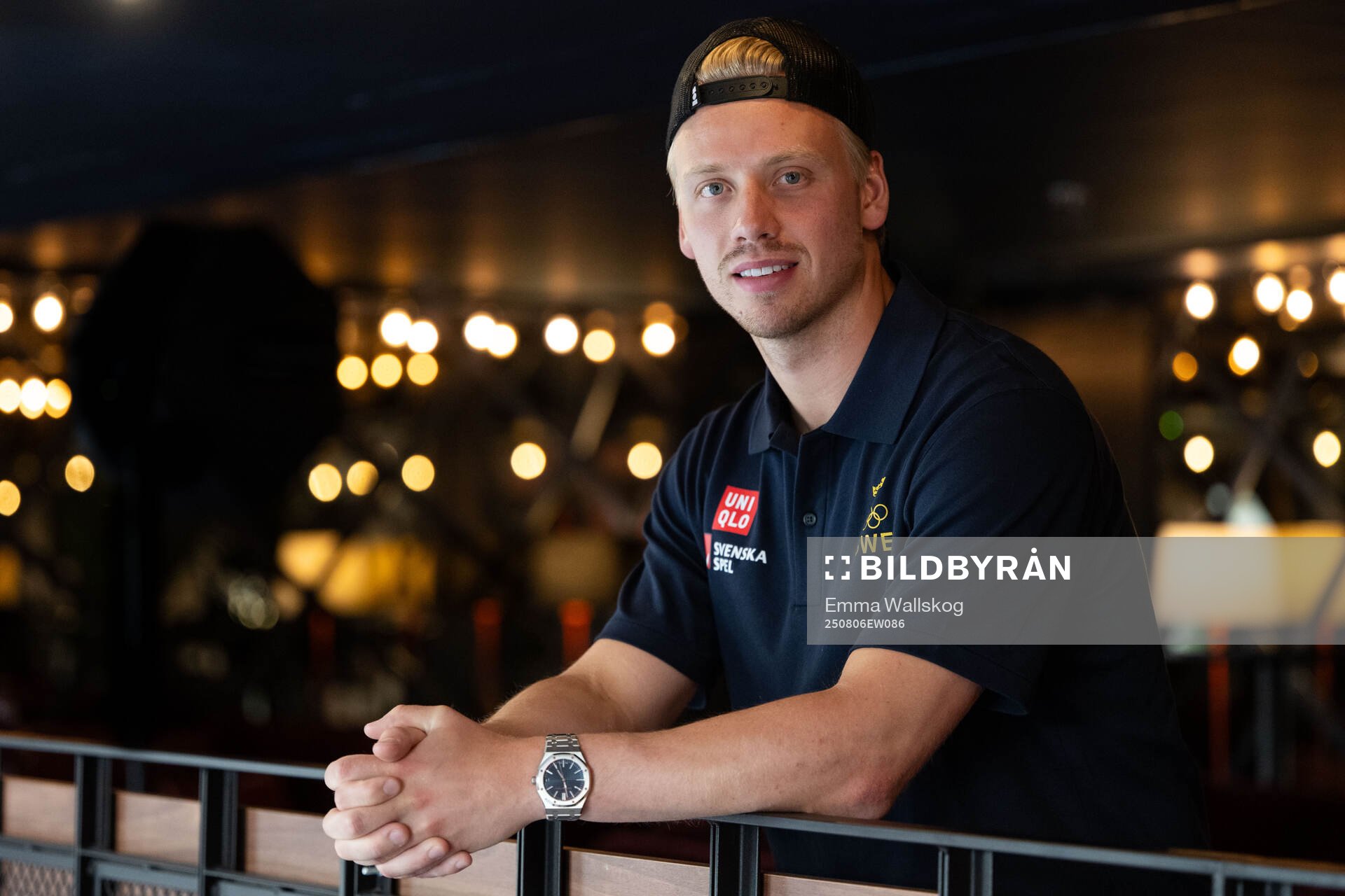 Jesper Bratt of the Swedish men's national ice hockey team