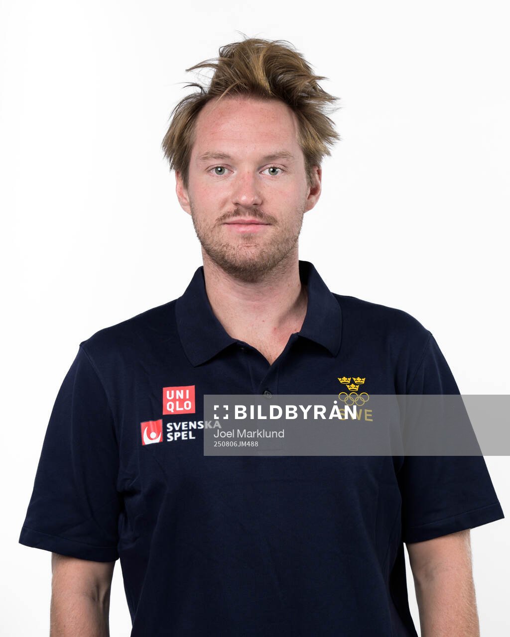 Rasmus Sandin of the Swedish men's national ice hockey team