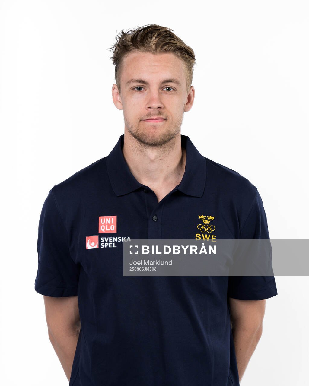 Philip Broberg of the Swedish men's national ice hockey