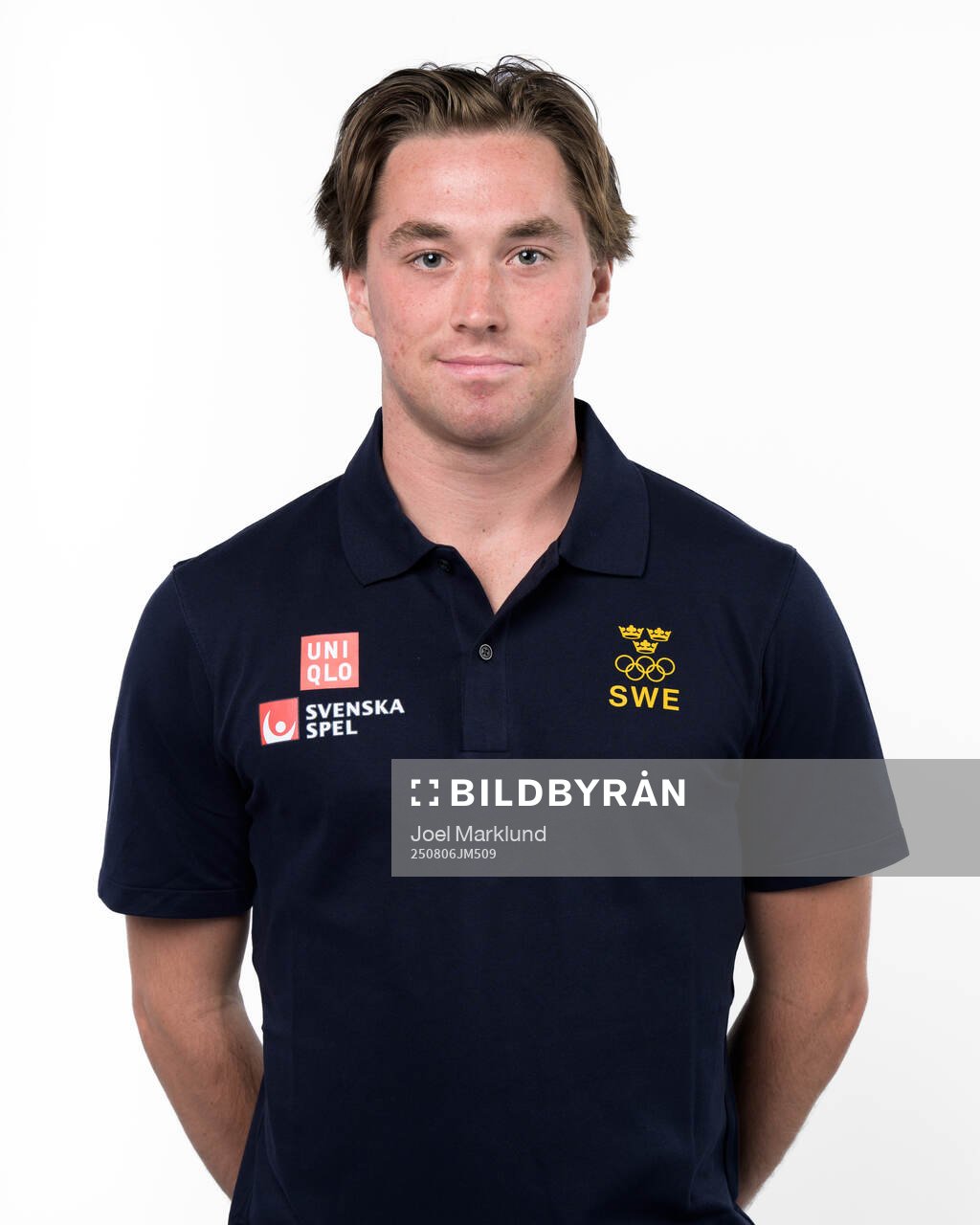 Noah Östlund of the Swedish men's national ice hockey team