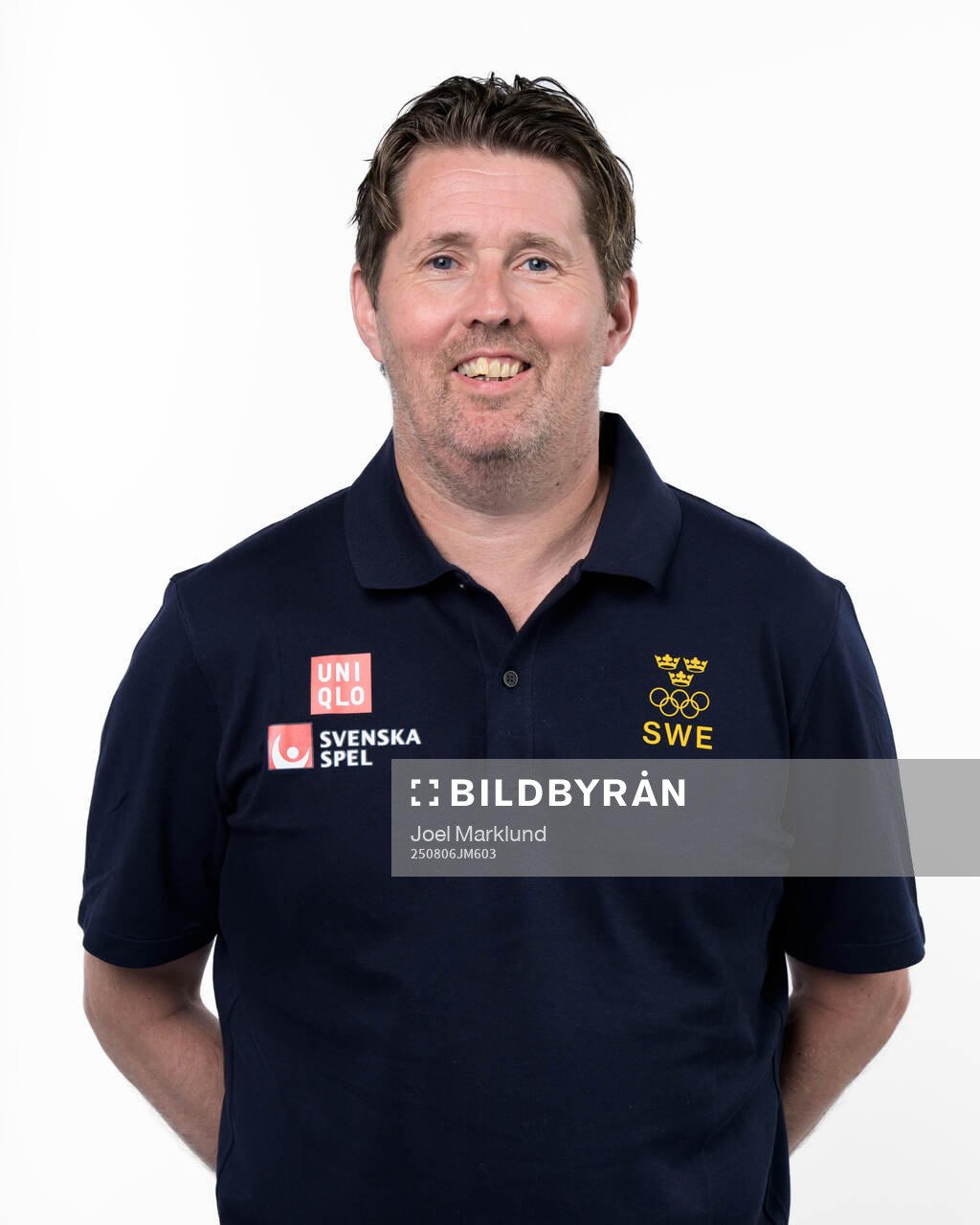 Assistant coach Stefan Klockare of the Swedish men's