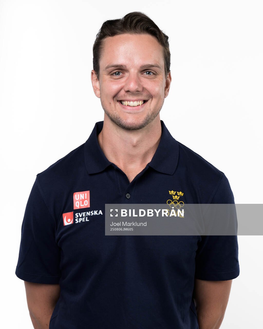 Goaltender coach Anthon Hansson of the Swedish men's