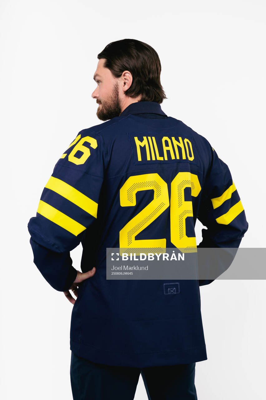 Rasmus Andersson of the Swedish men's national ice hockey