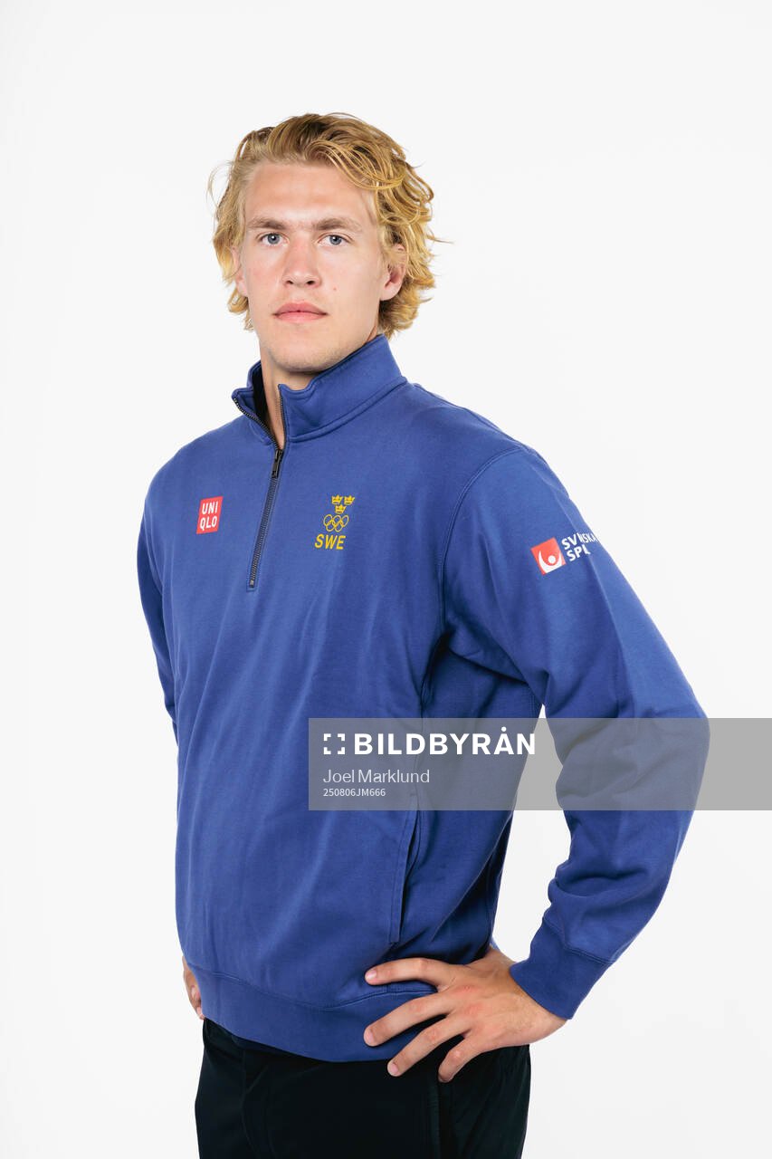 Simon Edvinsson of the Swedish men's national ice hockey