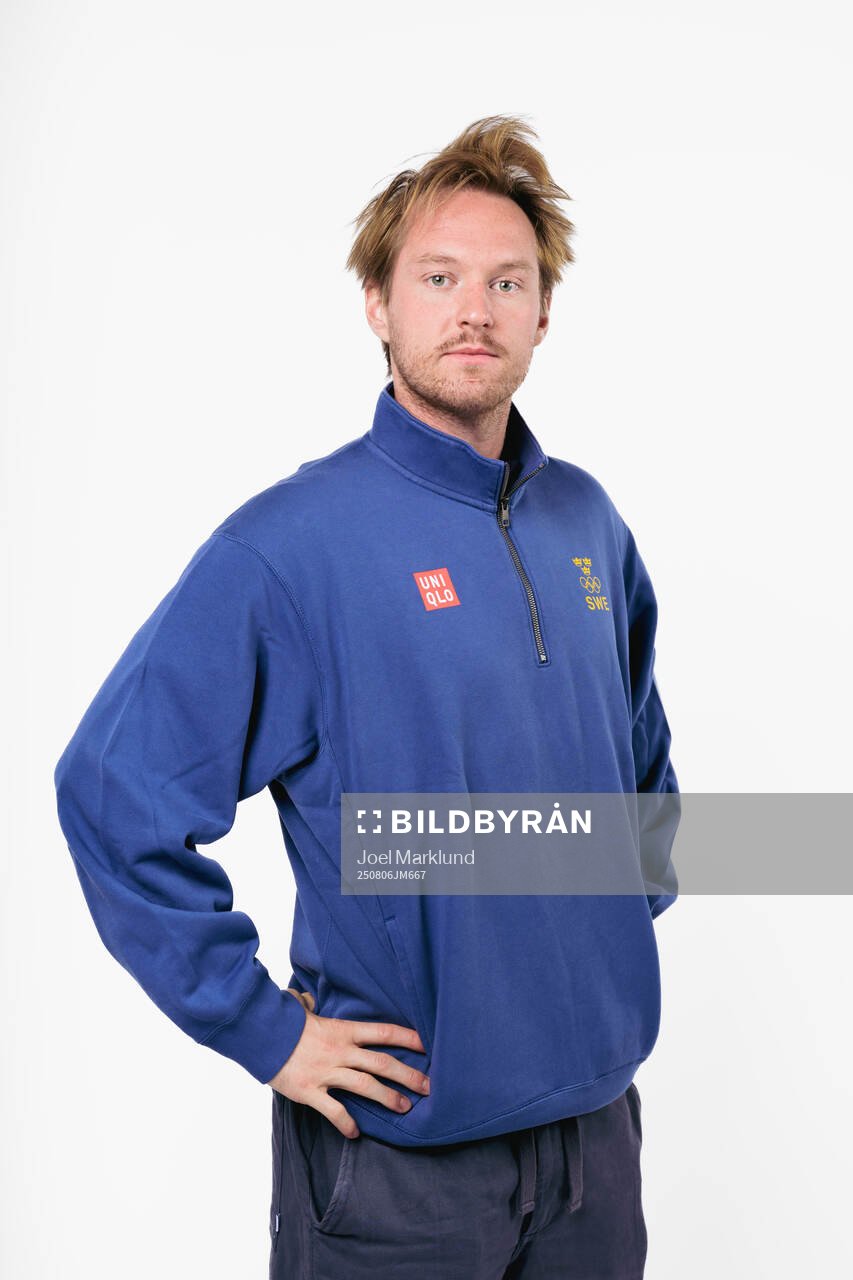Rasmus Sandin of the Swedish men's national ice hockey team