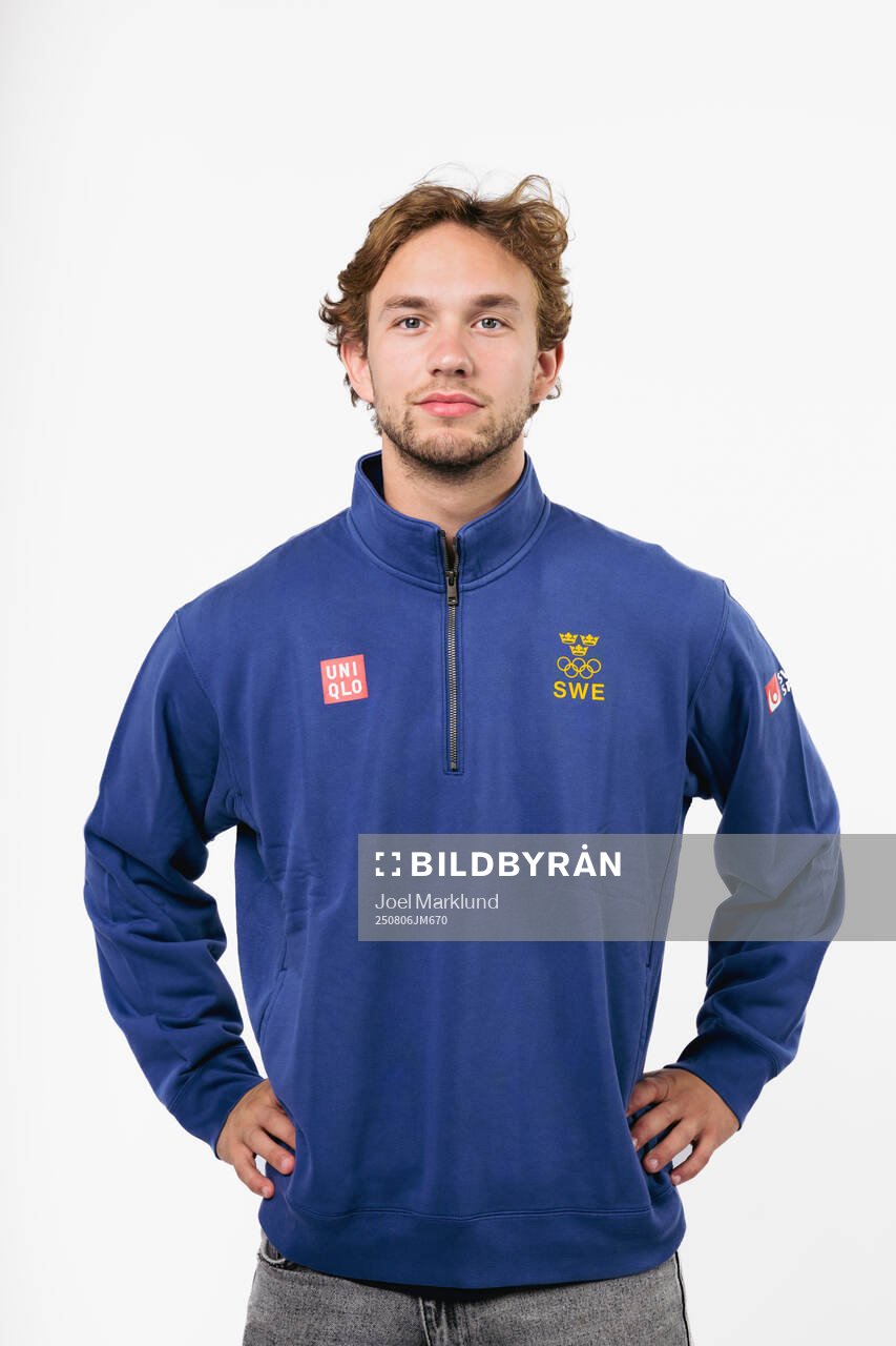 William Eklund of the Swedish men's national ice hockey