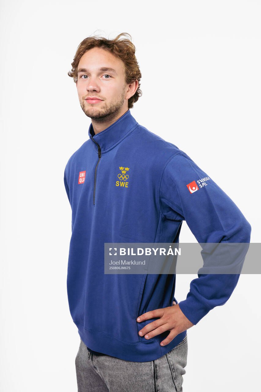 William Eklund of the Swedish men's national ice hockey