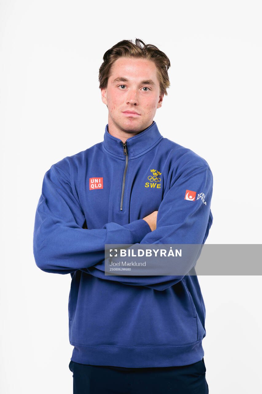 Noah Östlund of the Swedish men's national ice hockey team
