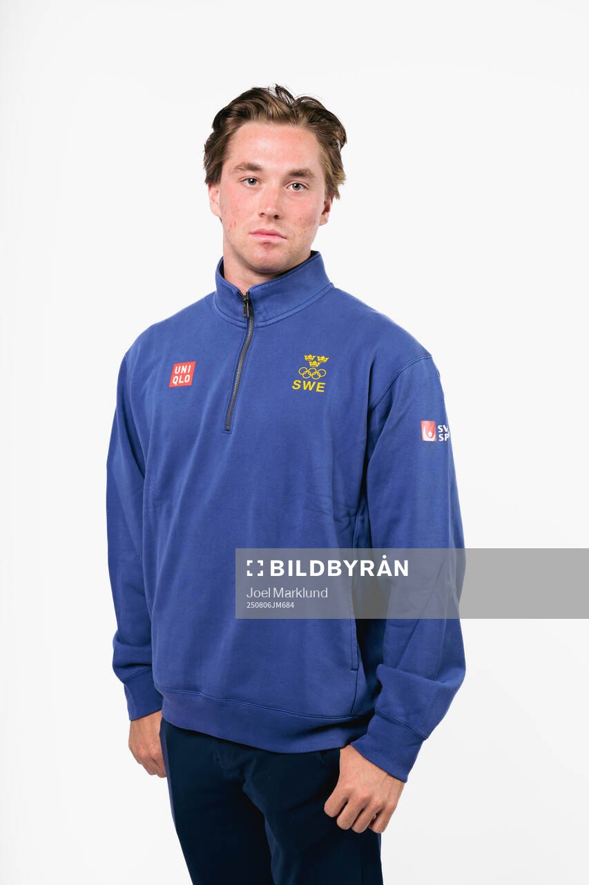 Noah Östlund of the Swedish men's national ice hockey team