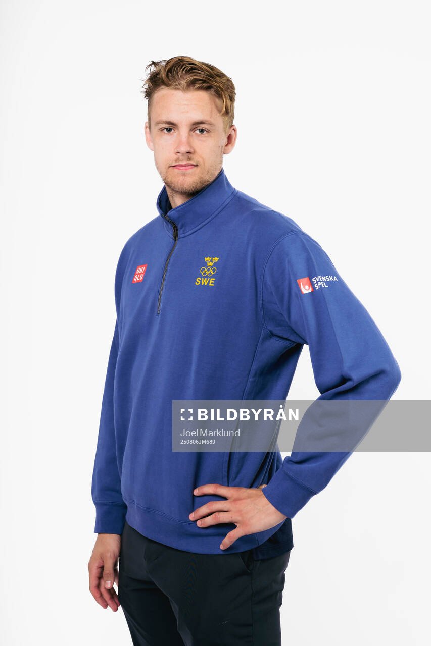 Philip Broberg of the Swedish men's national ice hockey