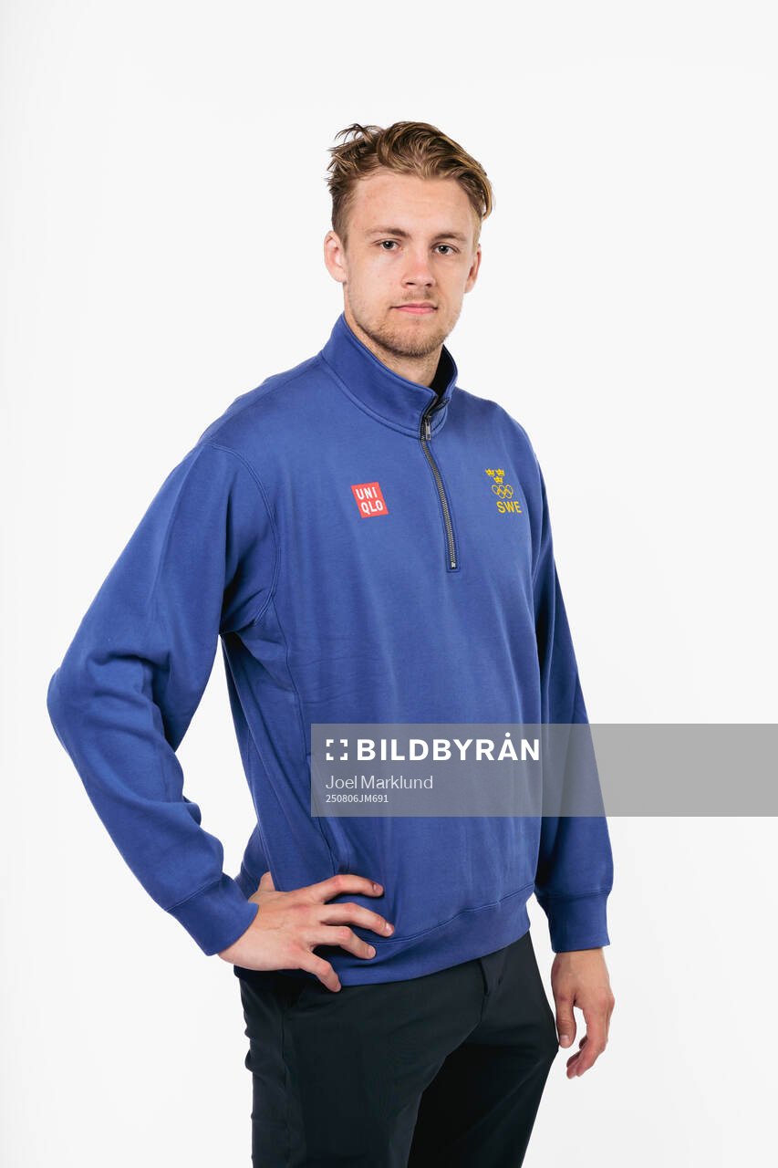 Philip Broberg of the Swedish men's national ice hockey