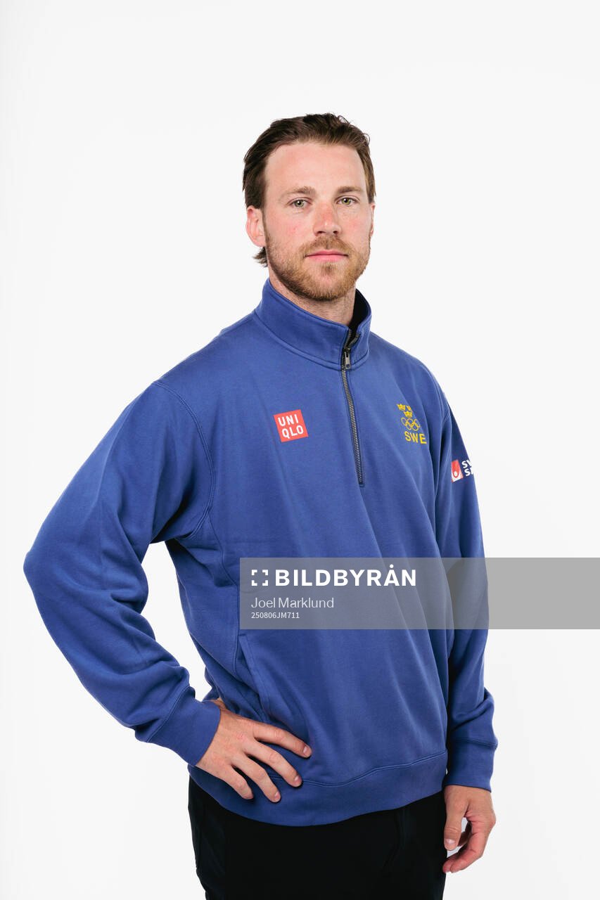 Elias Lindholm of the Swedish men's national ice hockey