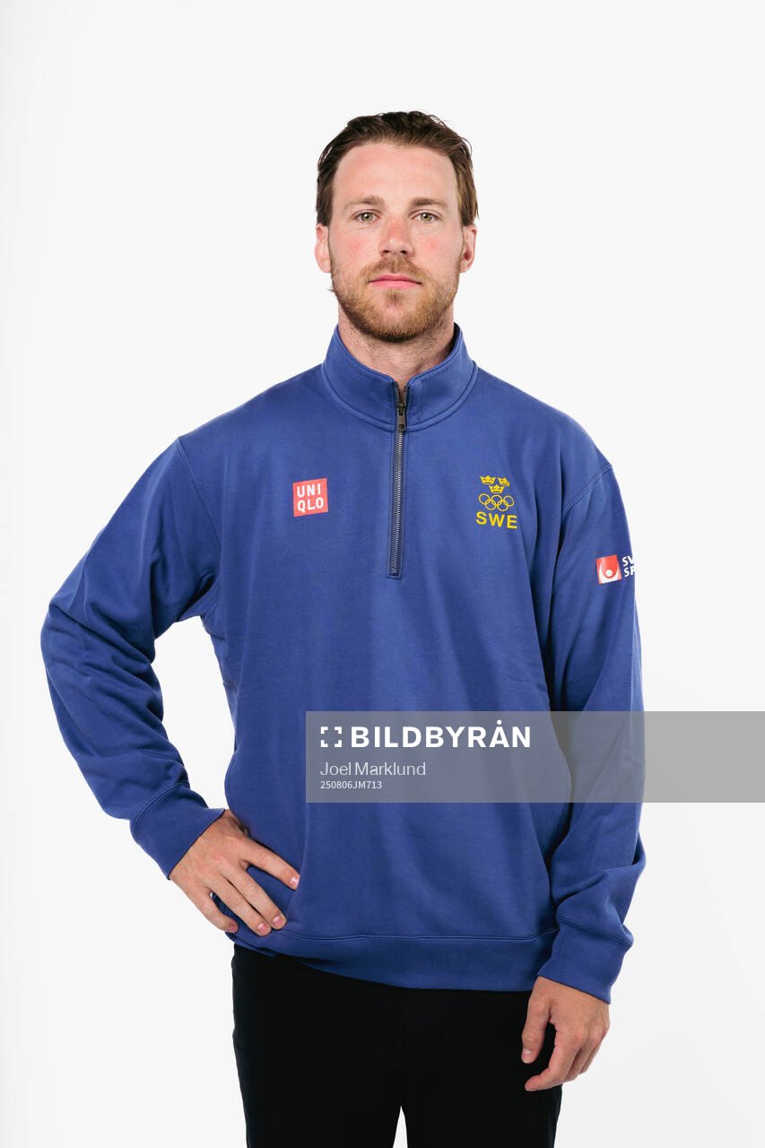 Elias Lindholm of the Swedish men's national ice hockey