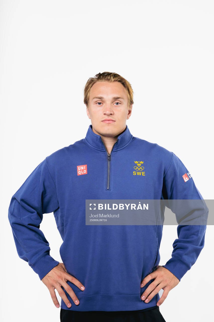 Pontus Holmberg of the Swedish men's national ice hockey