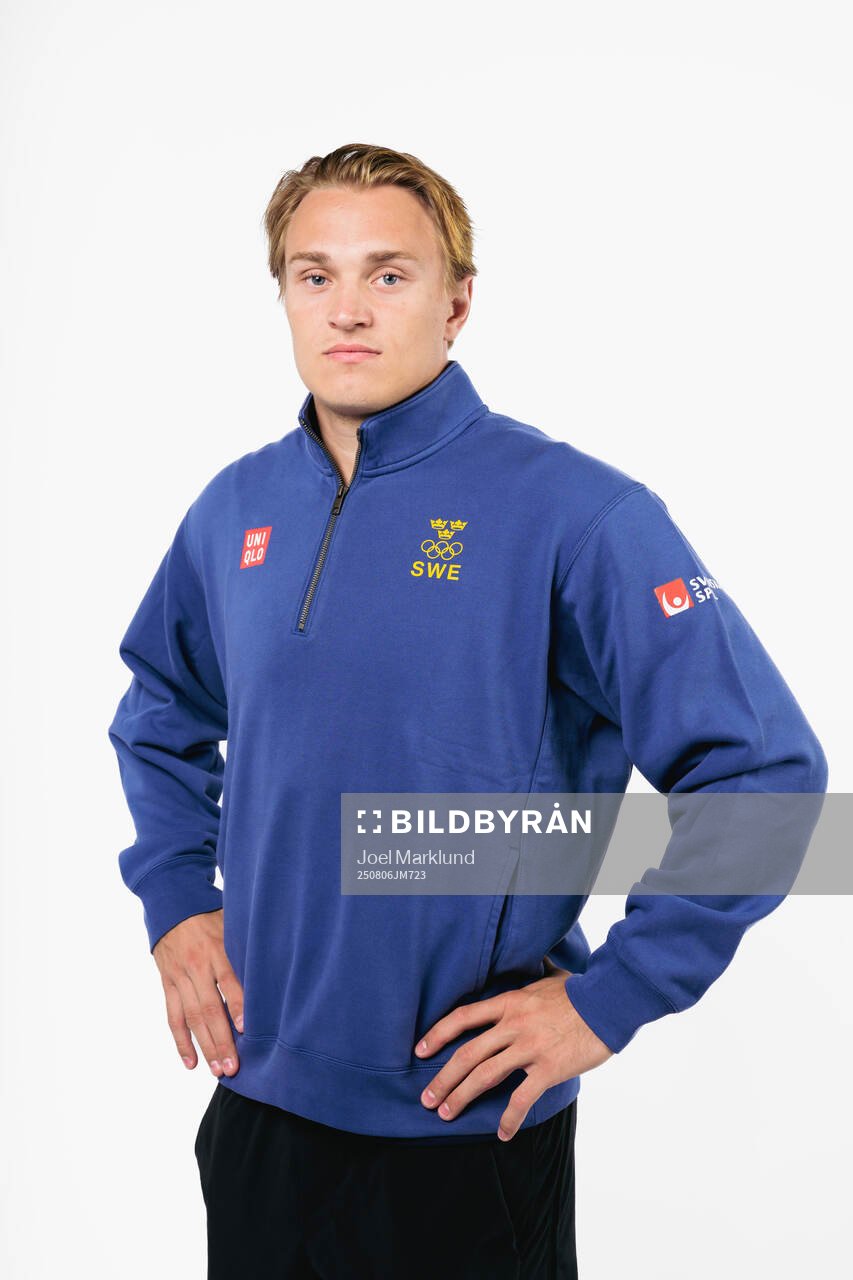Pontus Holmberg of the Swedish men's national ice hockey