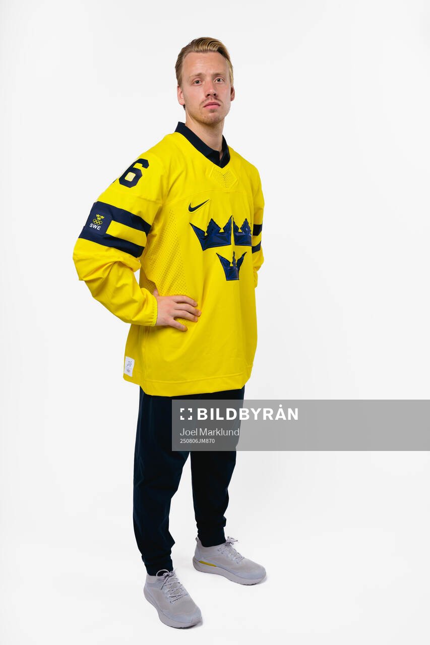 Jesper Bratt of the Swedish men's national ice hockey team