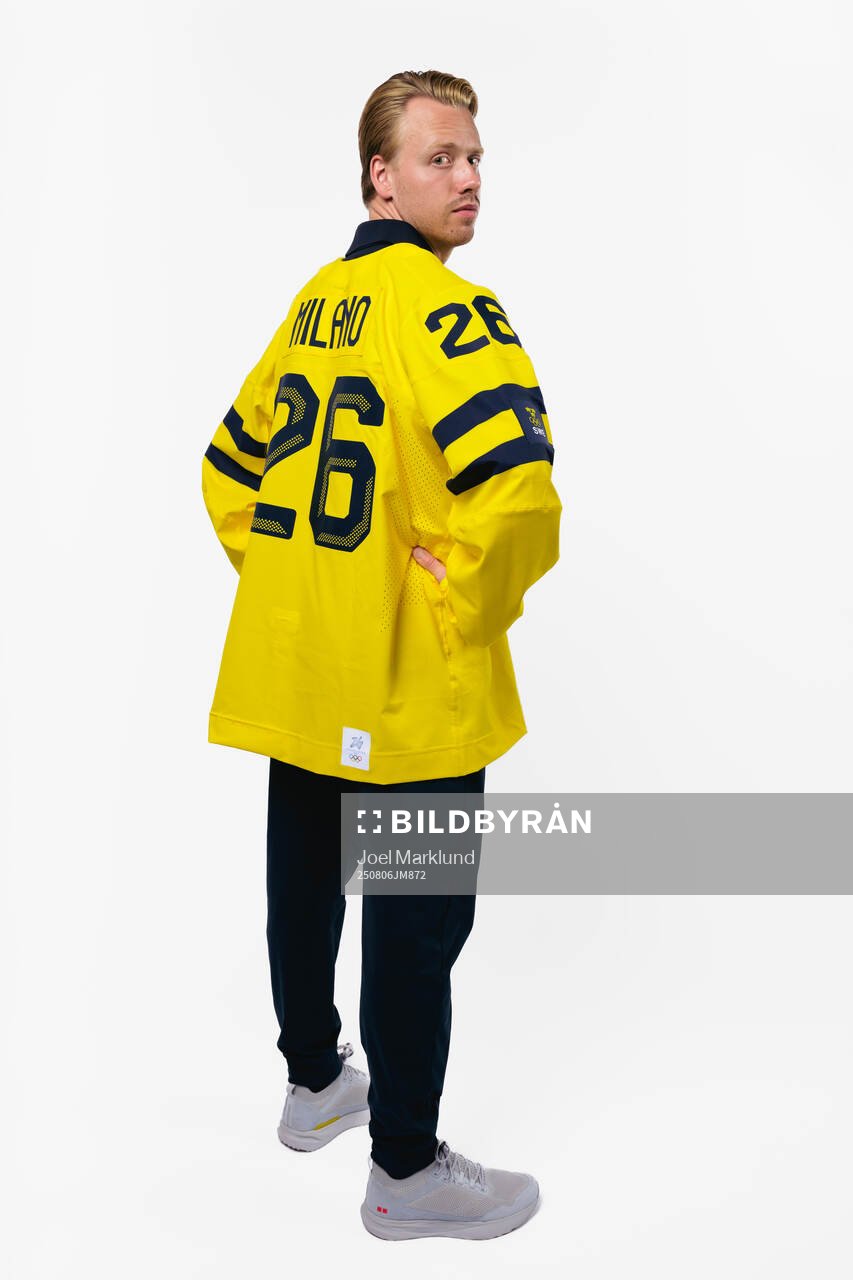 Jesper Bratt of the Swedish men's national ice hockey team