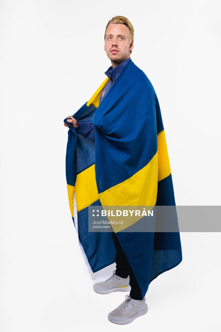 Jesper Bratt of the Swedish men's national ice hockey team