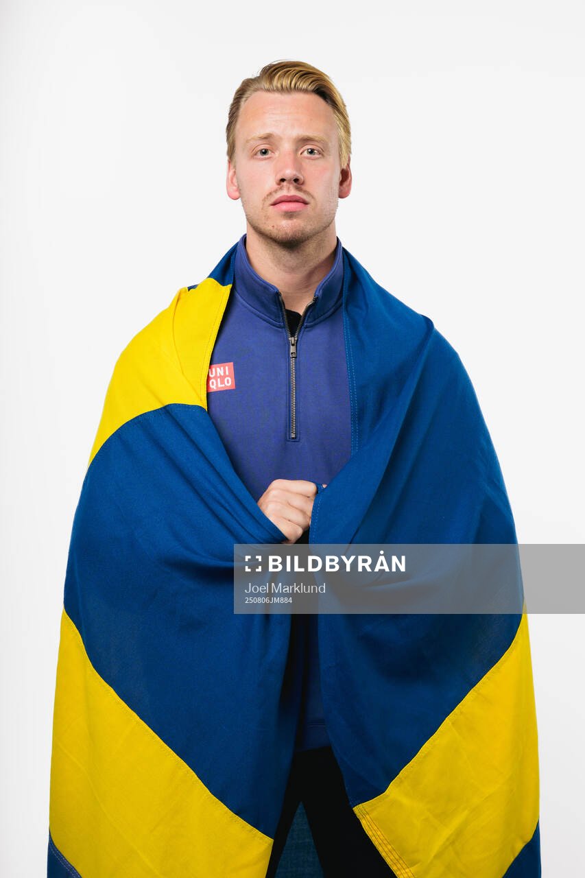Jesper Bratt of the Swedish men's national ice hockey team