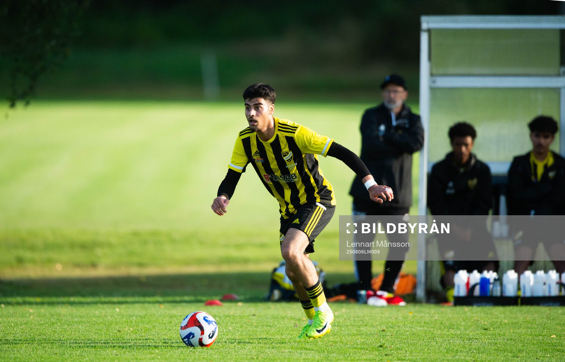 IFK Hässleholms Qusay Ahmad i matchens mellan IFK