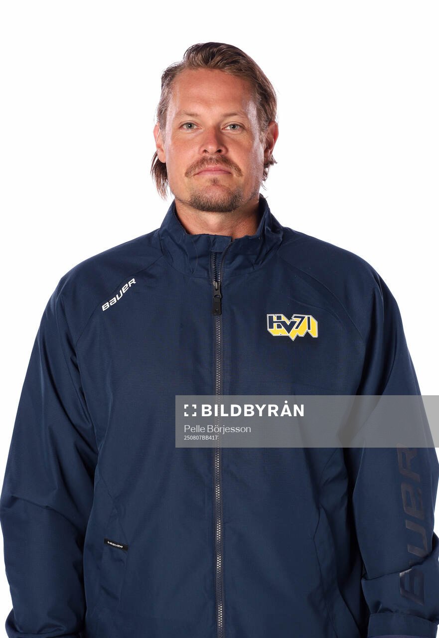 HV71s målvaktstränare Joel Gistedt