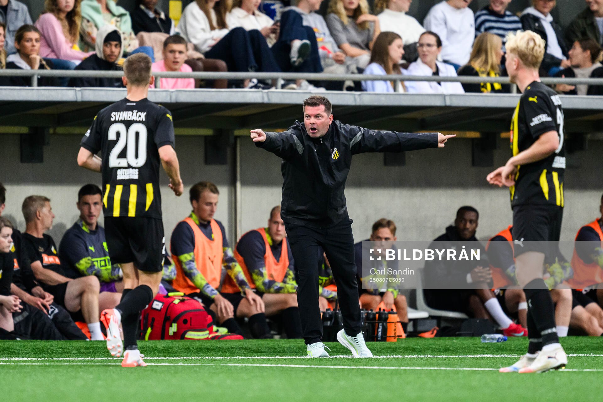 Coach Jens Gustafsson of Häcken