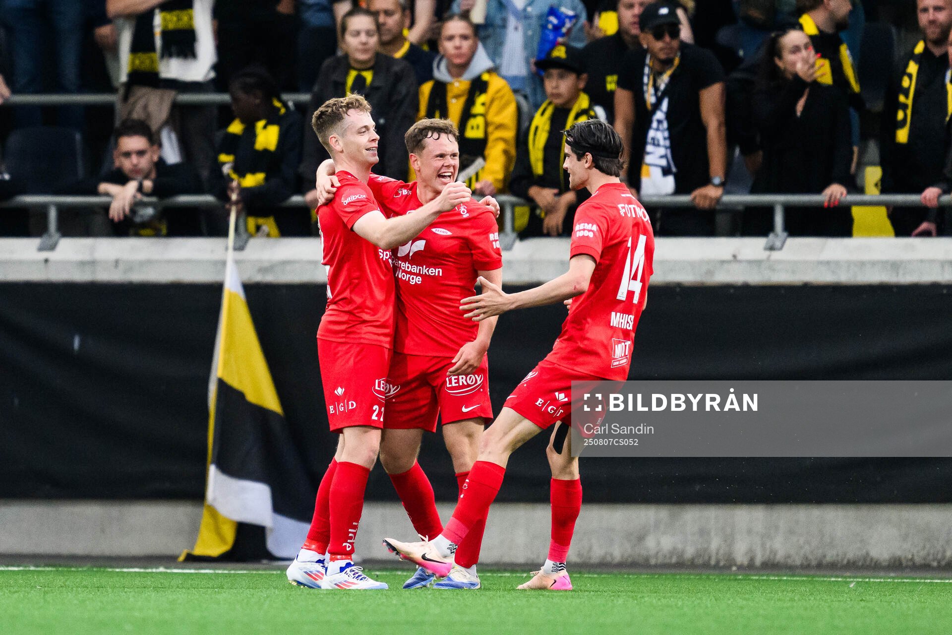 Saevar Atli Magnusson, Eggert Aron Gudmundsson and Ulrik