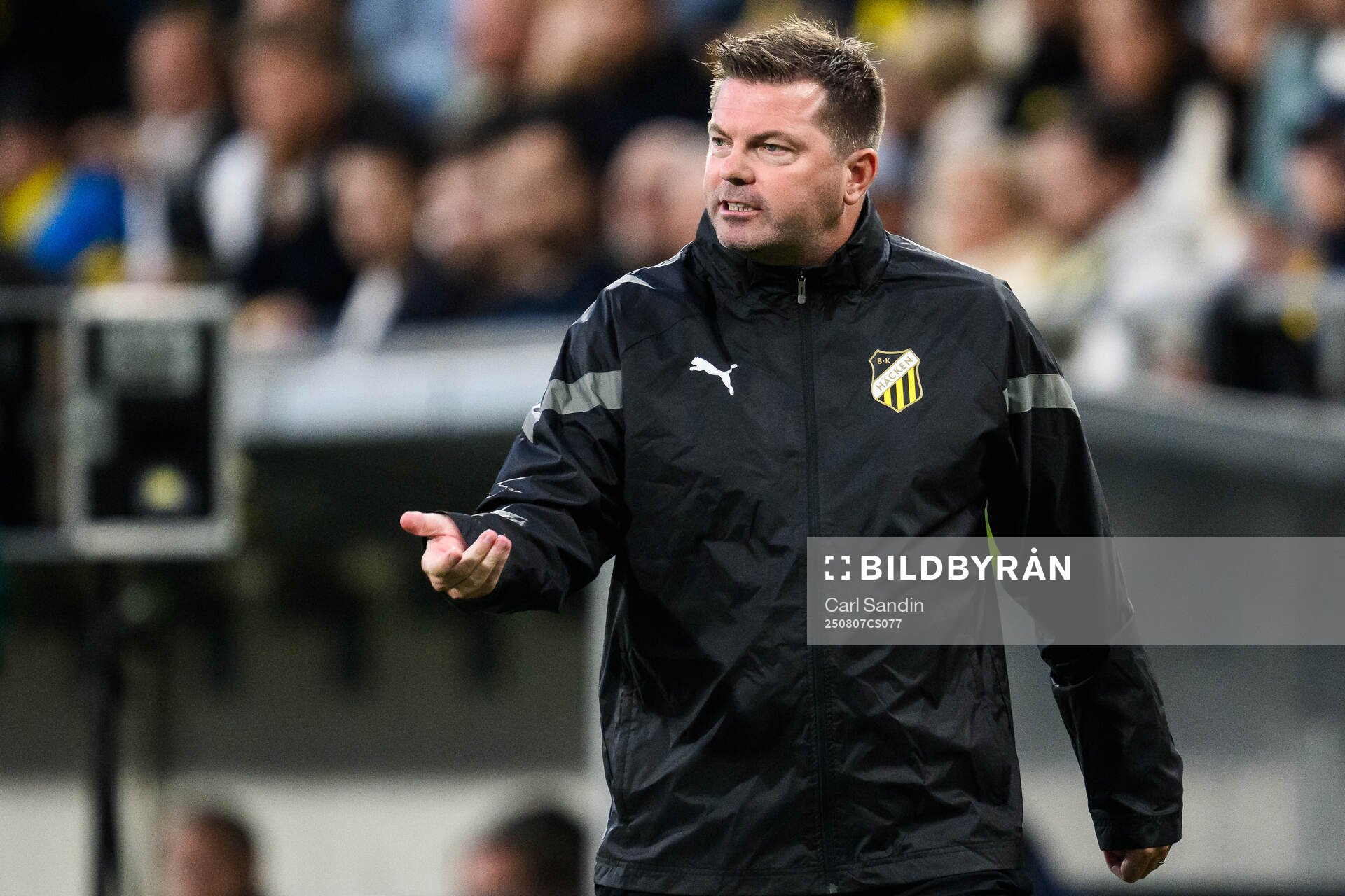 Coach Jens Gustafsson of Häcken