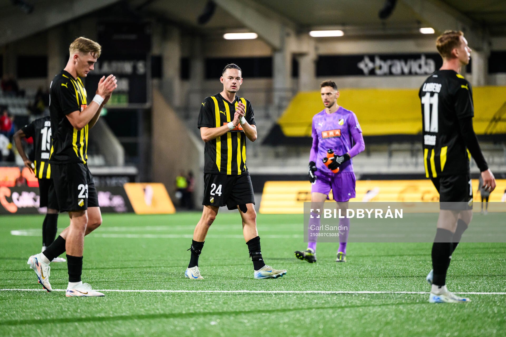 Amor Layouni of Häcken looks dejected