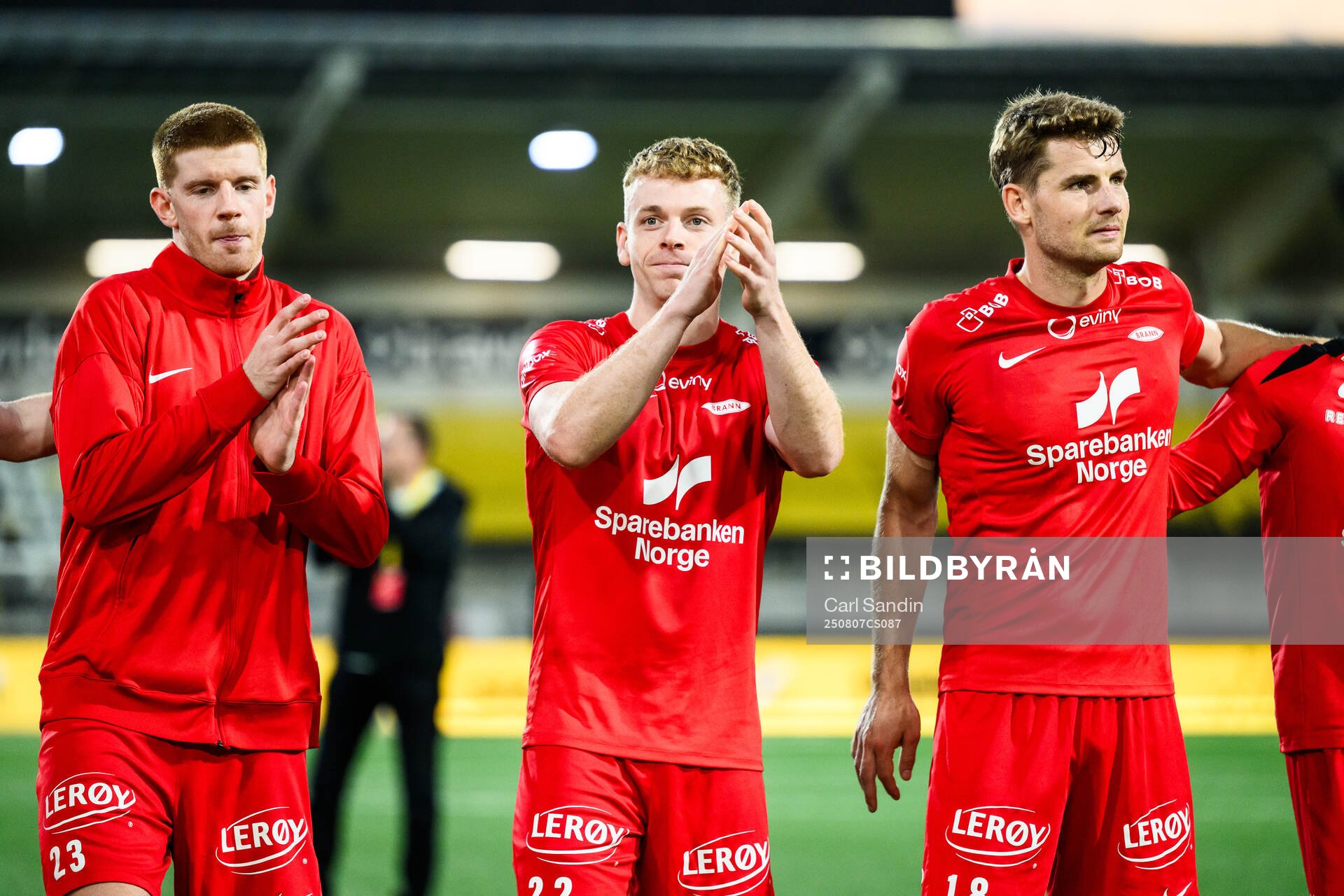 Saevar Atli Magnusson of Brann celebrates
