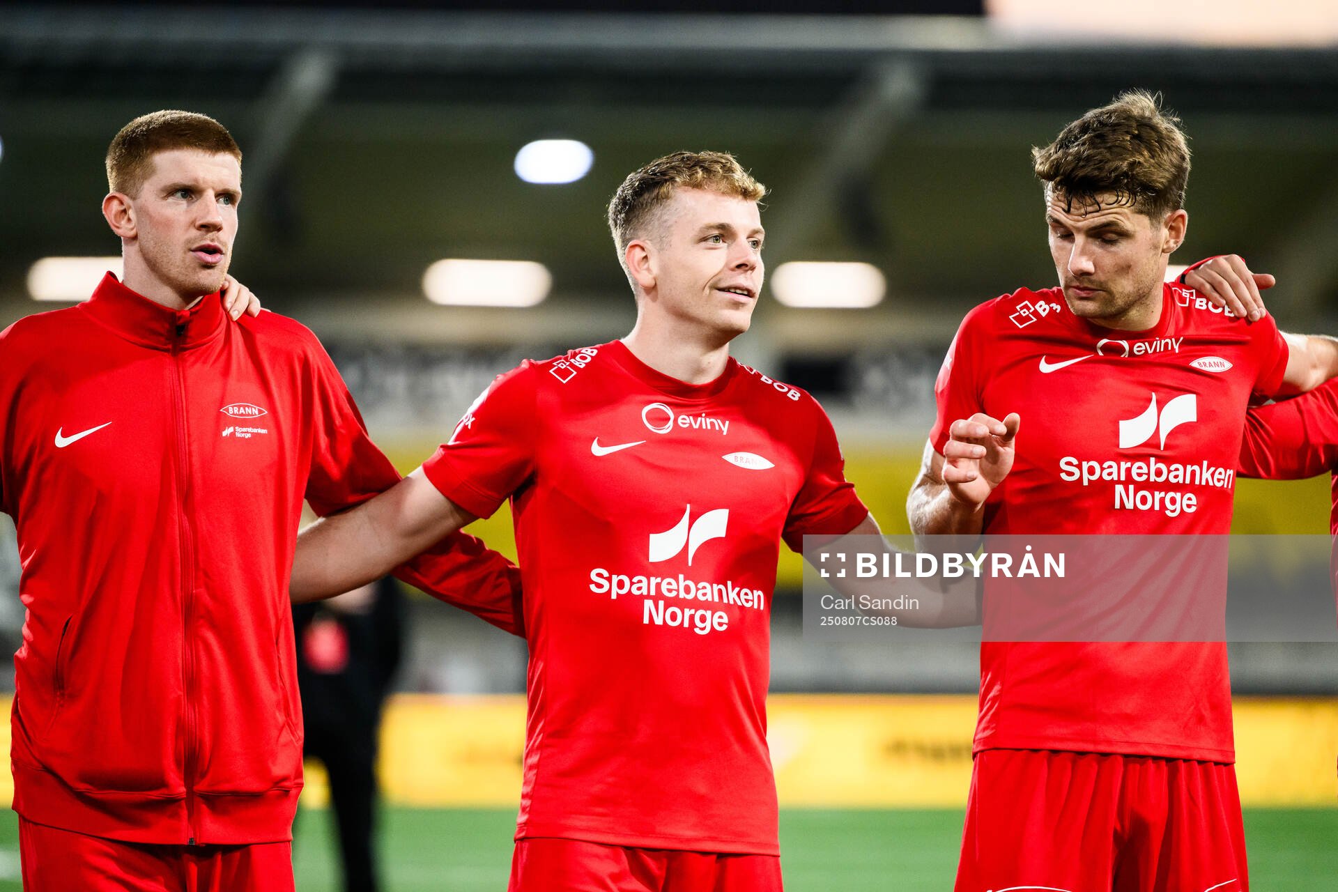 Saevar Atli Magnusson of Brann celebrates
