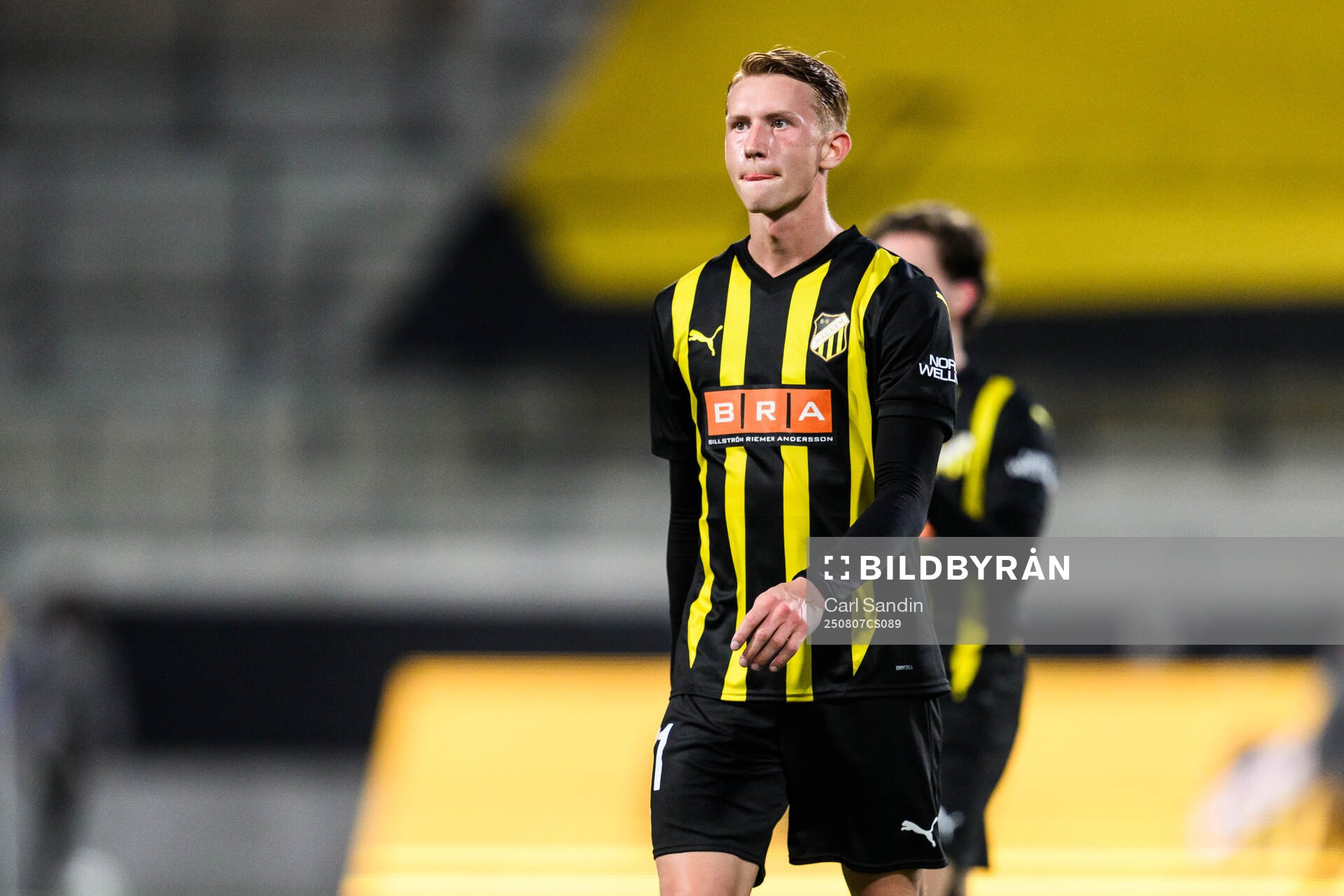 Julius Lindberg of Häcken looks dejected