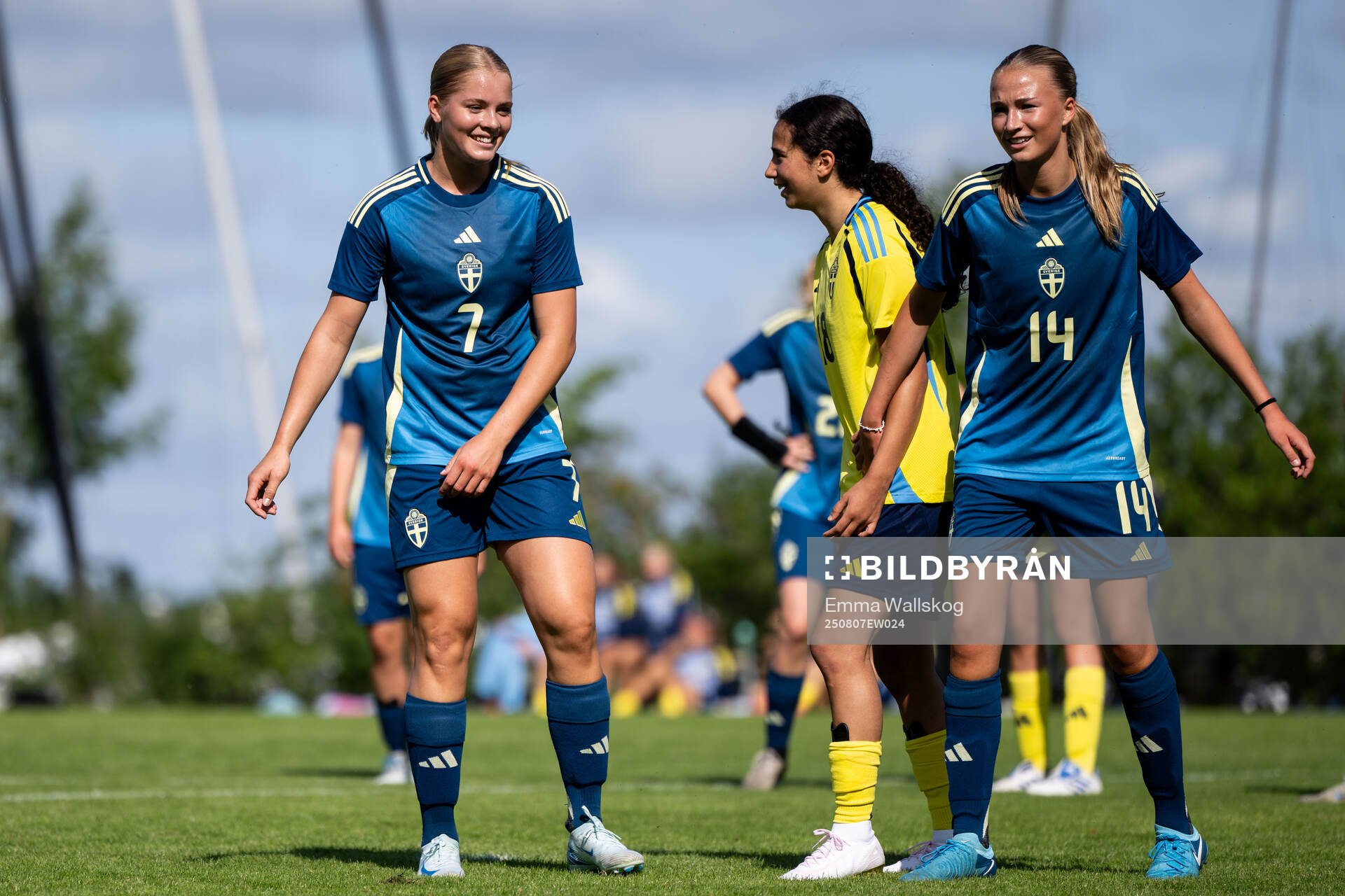 Elsa Blårand, Mayar Khatawi och Emma Karlsson Eriksson