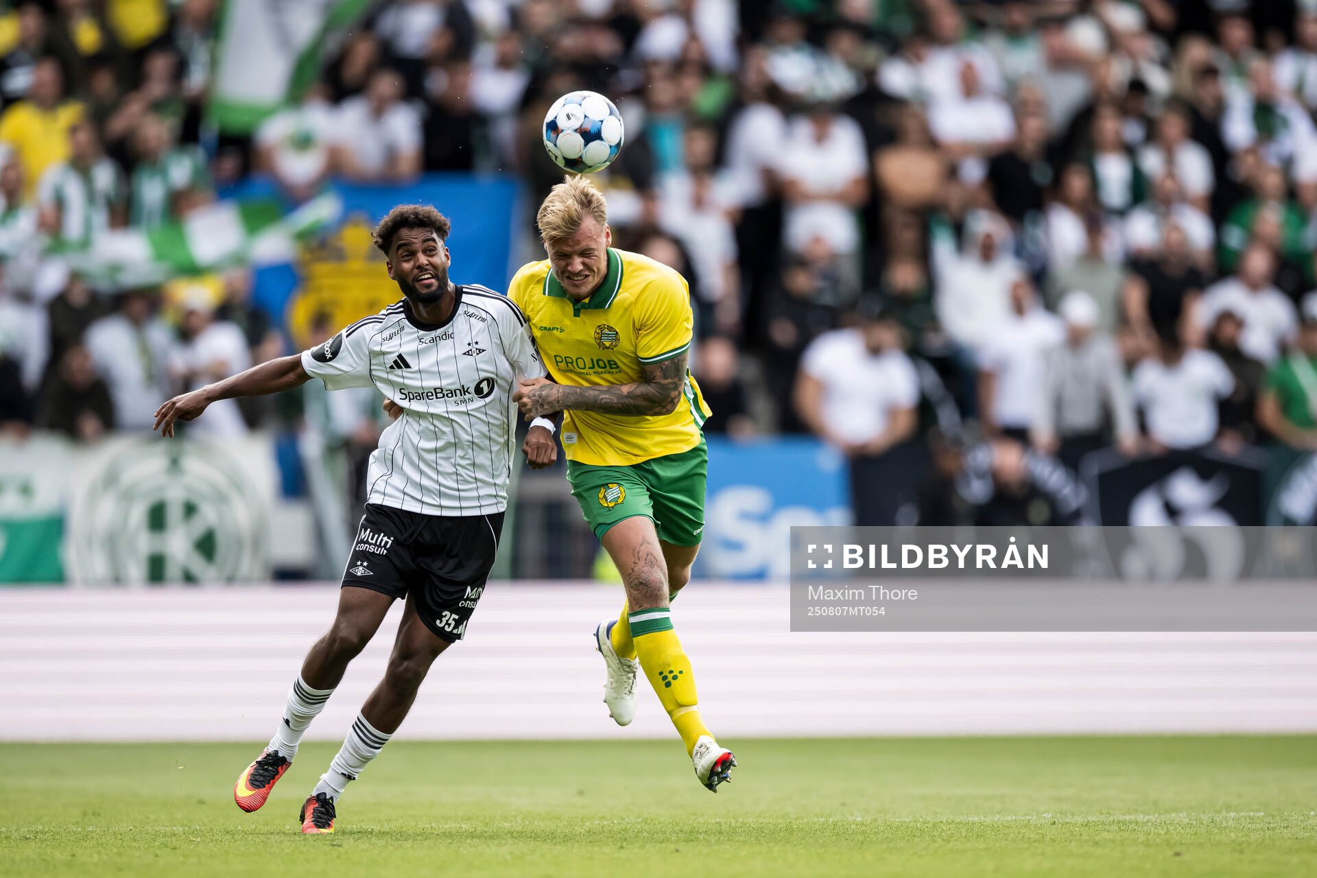 Emil Konradsen Ceide of Rosenborg and Victor Eriksson of
