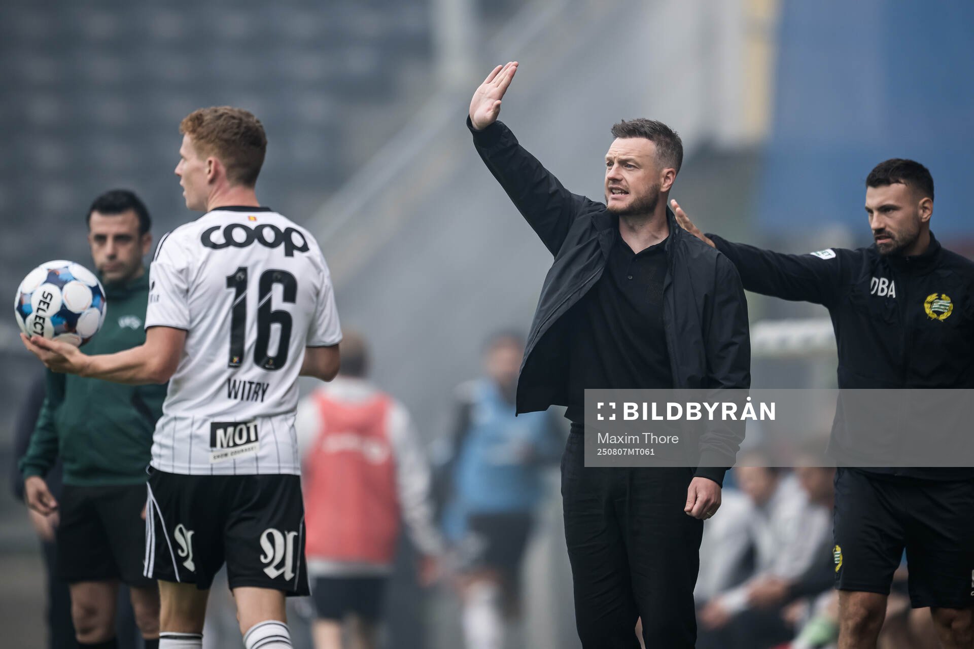 Coach Kim Hellberg of Hammarby