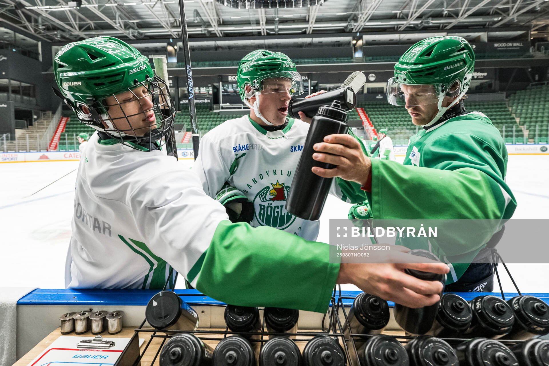 Vladimir Dravecký, Isac Solberg och Linus Sjödin