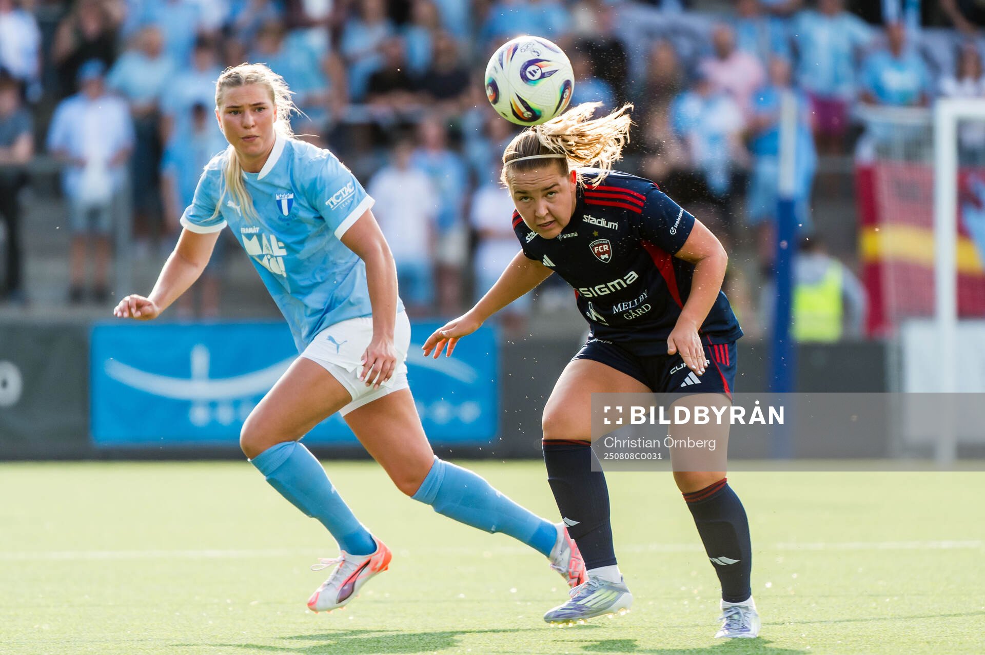 Rosengårds Oona Sevenius och Malmö FFs Ellen Löfqvist
