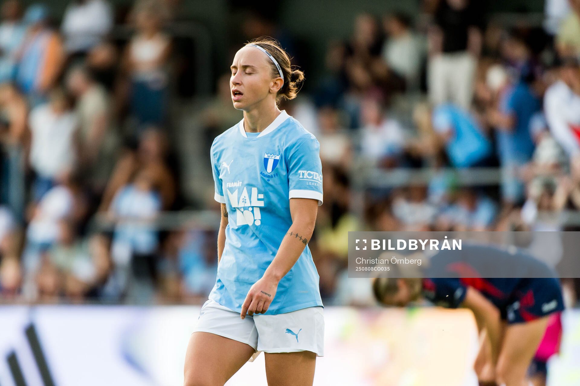 Malmö FFs Miljana Ivanovic deppar