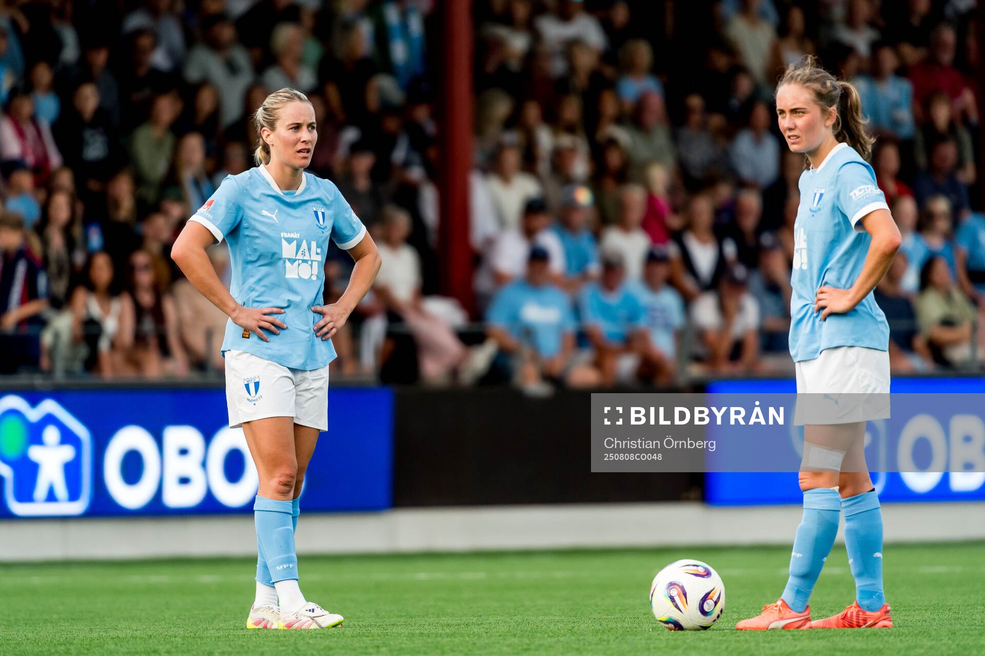 Malmö FFs Courtney Nevin och Matilda Kristell