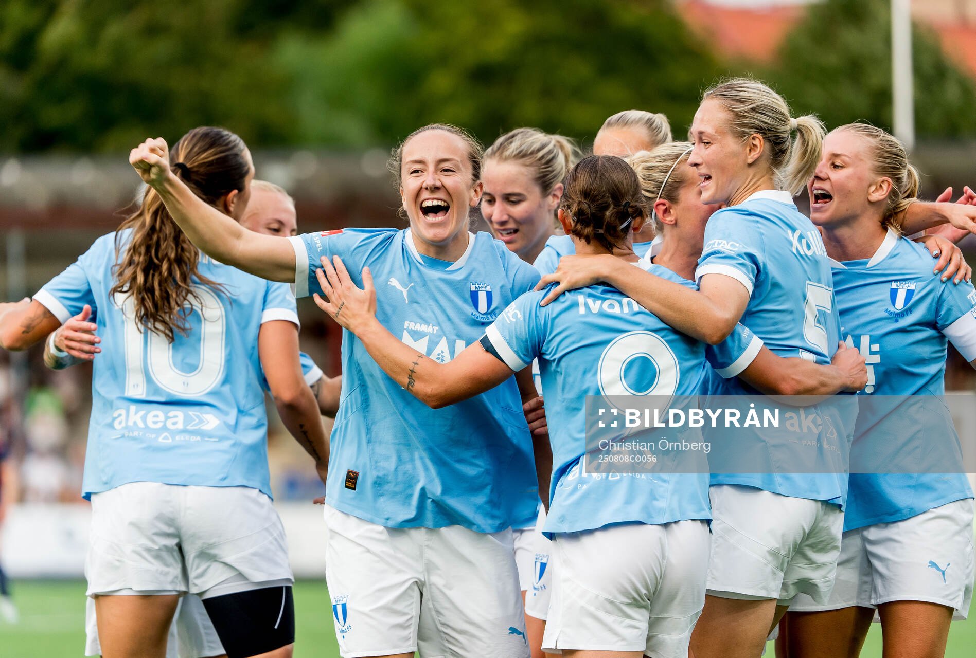 Malmö FFs Anna Plantin jublar